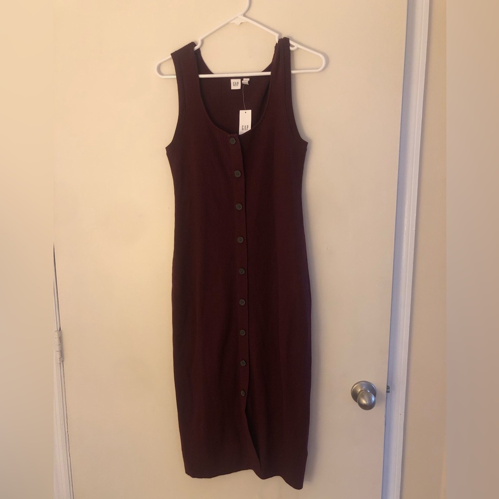 Gap Maroon Sweater Dress